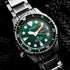 Citizen NY0100-50X Men's Watch - Green Dial, Super Titanium Case and Bracelet