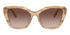 Ralph Lauren The Isabel RL8216U 6106/13 Occhiali da sole da donna - Montatura Oyster marrone, lenti sfumate marroni