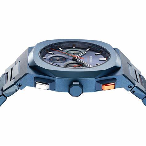 D1 MILANOD1 Milano NOX Chronograph D1 - CHBJ12 Men's Watch - Blue Stainless Steel, Sunray Blue Dial, 41.5mmWATCHESEcecile