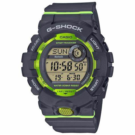 Casio G-Shock GBD-800-8ER Men's Digital Sports Watch – Grey/Green