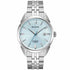 Bulova Sutton 96B423 Men's Automatic Watch – Light Blue Dial, Stainless Steel Bracelet