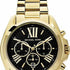 Michael Kors MK5739 Bradshaw Gold-Tone Stainless Steel Chronograph Watch