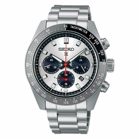 Seiko Prospex SSC911P1 Herren Solar Chronograph Uhr - Silbernes Zifferblatt, Edelstahlarmband