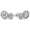 Pandora Embracing Halo Stud Earrings 293774C01 - Sterling Silver, Cubic Zirconia