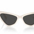 Jimmy Choo JC 5008 Occhiali da sole da donna - 55 mm, montatura nera con lenti grigie
