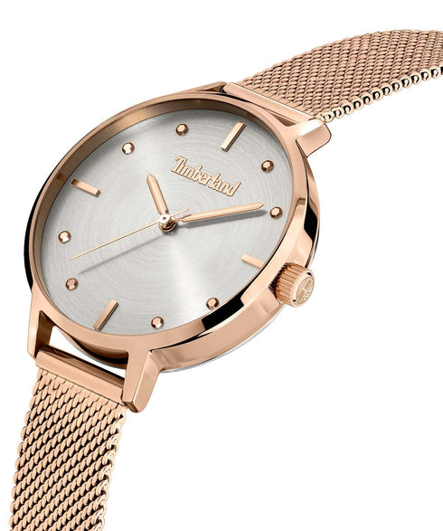 Timberland Cranmore TDWLG0057101-SA Women's Watch – Rose Gold Mesh Strap