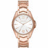 Michael Kors Whitney MK6694 Women's Rose Gold-Tone Watch - White Dial