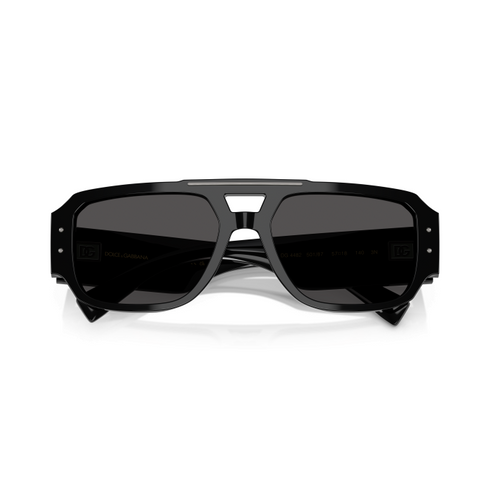 Dolce & Gabbana DG4482 501/87 Gafas de sol unisex - Montura negra, cristales gris oscuro