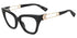 Moschino MOS638 52807 Cat Eye Glasses – Black Frame, 52mm, Acetate