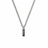 Gucci Black Enamel Pendant in Sterling Silver Necklace - Model YBB678714003