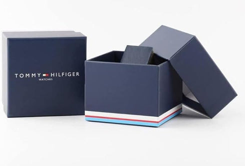 Tommy Hilfiger 1782571 Orologio al quarzo da donna - Quadrante blu, cinturino in silicone, 41 mm