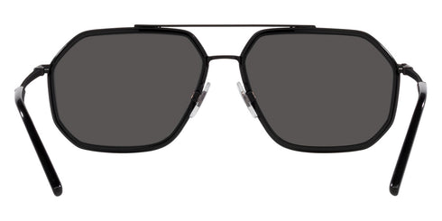 Dolce & Gabbana DG2285 1106/87 Gafas de Sol Hombre - Montura Negro Mate, Lentes Gris Oscuro