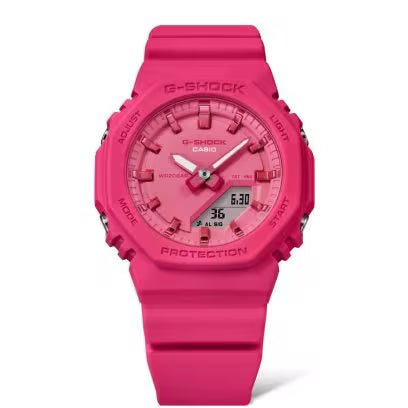 Casio G-Shock GMA-P2100PP-4AER Women's Watch - Pink Resin, 200m Water Resistant