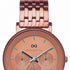 Mark Maddox MM0103-47 Orologio analogico al quarzo da donna - Cassa e bracciale in acciaio inossidabile tonalità oro rosa