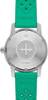 Zodiac Super Sea Wolf Compression ZO9305 Men's Automatic Watch - Seafoam Green Dial, Seafoam Rubber Strap