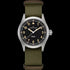 Hamilton Khaki Field Quartz H69401930 - Acciaio inossidabile 38 mm, quadrante nero, cinturino verde NATO