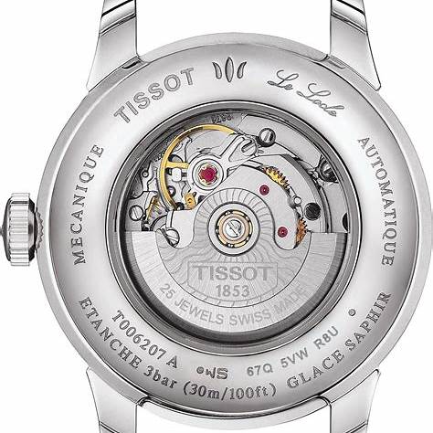 Tissot Le Locle Automatic Lady Women's Watch - Black Dial, Stainless Steel Bracelet