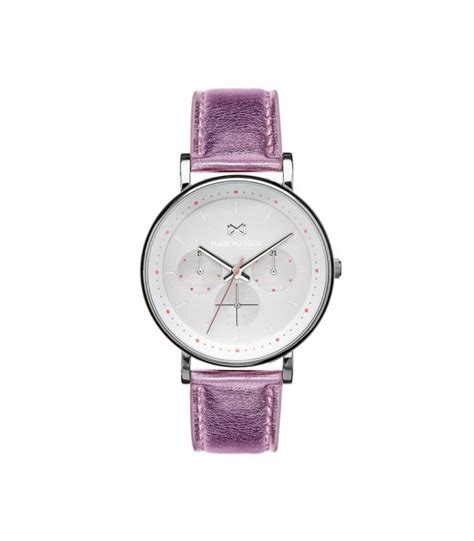 Mark Maddox MC0103-77 Orologio analogico al quarzo da donna - Cassa in alluminio viola, cinturino in nylon