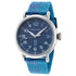 Nautica NAPLSF016 Men's Quartz Watch - Blue Dial, Blue Canvas Strap