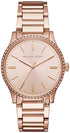 Michael Kors MK3809 Orologio da donna Bailey in acciaio inossidabile con tonalità oro rosa