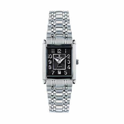 Kienzle Unisex Quartz Watch - Model 815_3966, Stainless Steel Case, Black Dial