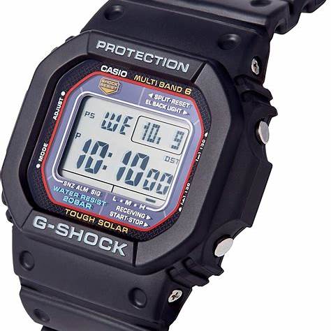 Orologio digitale da uomo Casio G-SHOCK GW-M5610U-1ER - Alimentazione solare, Multi-Band 6, resistenza all'acqua 200M