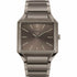 Breil The B TW1928 Men's Two-Hand Watch - Gunmetal Dial, Titanium-Finish Stainless Steel Bracelet