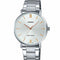 Casio LTP-VT01D-7BUDF Damen Edelstahl Uhr – Silbernes Zifferblatt