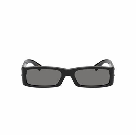 Dolce & Gabbana DG4444 501/87 Unisex Sunglasses - Black Frame, Dark Gray Lenses
