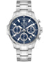 Bulova 96B466 Men's Marine Star Chronograph – Blue Dial, 43mm Steel Case, 100m WR