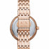 Armani Exchange AX5901 Women's Zoe Rose Gold-Tone Stainless Steel Watch