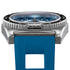 ZRC Grands Fonds 300 MN64 GF41118 - 41.5mm Stainless Steel, Blue Dial, Rubber Strap