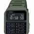 Casio CA-53WB-3BEF Unisex Digital Calculator Watch - Green Resin Strap