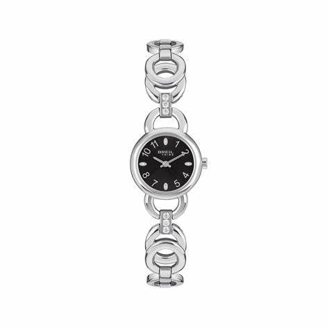 Breil Alya EW0697 Women's Watch - Black Dial, Stainless Steel Bracelet