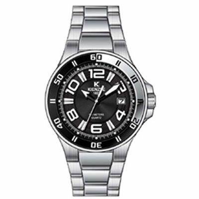 Kienzle Unisex Quartz Watch - Model 810_5961, Stainless Steel Case, Black Dial