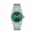 Tissot PRX T137.210.11.081.00 Unisex Quartz Watch - 35mm Stainless Steel, Green Dial