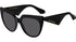 Etro 0003/S 807-IR Occhiali da sole Cat-Eye da donna - Montatura nera, lenti grigie