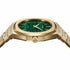 D1 Milano Ultra Thin D1-UTBJ30 Orologio da uomo - Acciaio inossidabile dorato, quadrante verde malachite