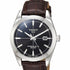 Tissot Gentleman Powermatic 80 Silicium Men's Watch - Black Dial, Stainless Steel Case, Brown Leather Strap