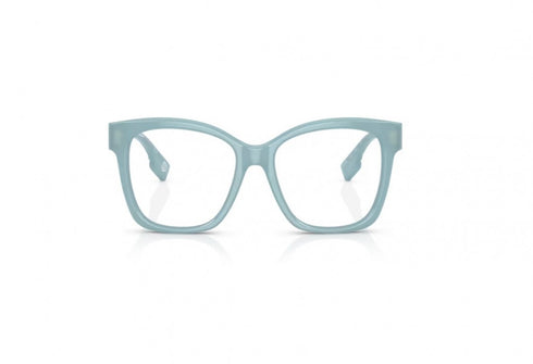 Burberry BE 2363 4086 53 Occhiali da vista da donna - Montatura squadrata in acetato azzurro