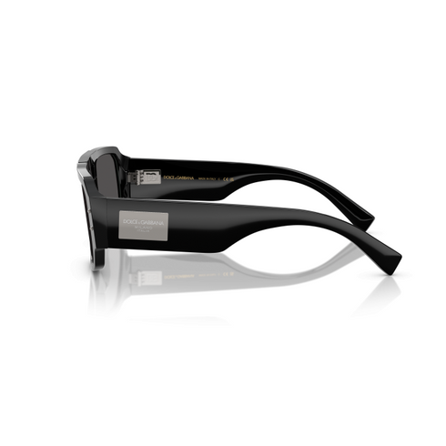 Dolce & Gabbana DG4482 501/87 Gafas de sol unisex - Montura negra, cristales gris oscuro