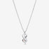Pandora 393762C01-50 Infinity Knot Necklace - Sterling Silver, Pink Pearl