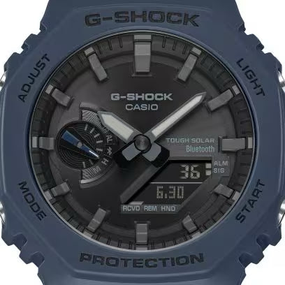 Casio G-SHOCK GA-B2100-2AER Orologio analogico-digitale da uomo - Cinturino in resina blu