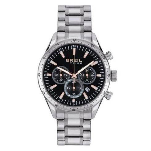 Breil Jato EW0657 Men's Chronograph Watch - Black Dial, Stainless Steel