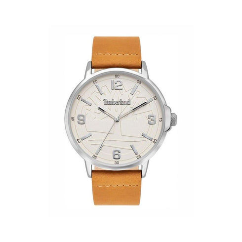 TIMBERLANDTimberland Glencove TBL16011JYS/63 Men's 43mm Beige Dial Quartz Watch, Brown Leather StrapWATCHESEcecile