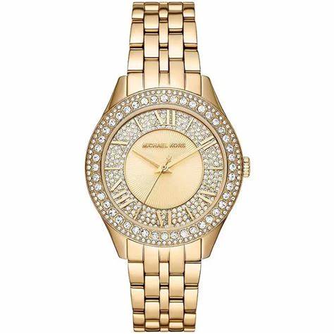 Michael Kors Harlowe MK4709 Orologio da donna - Tono oro, con cristallo