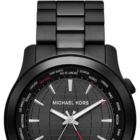 Michael Kors MK9110 Orologio da uomo oversize in acciaio inossidabile nero