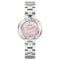 Bulova 96L338 Women's Watch – Silver Steel, Pink MOP Dial, Sapphire Crystal