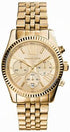 Michael Kors MK7378 Women's Lexington Gold-Tone Chronograph Watch