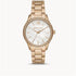 Michael Kors Layton MK6870 Women's Watch - Gold-Tone, Crystal-Embellished Bezel